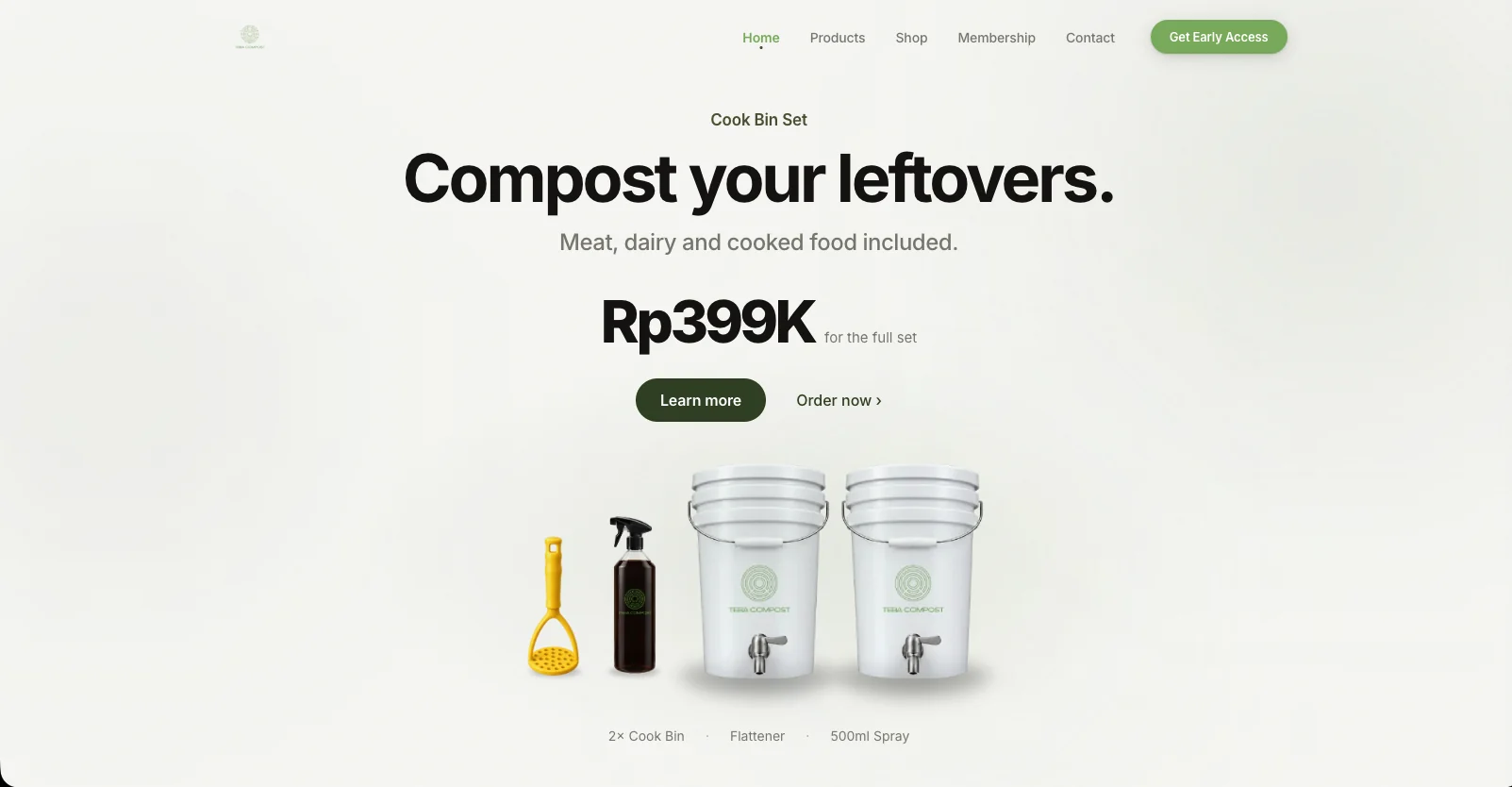 Teba Compost on desktop