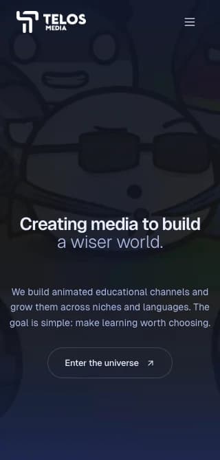 Telos Media on a phone