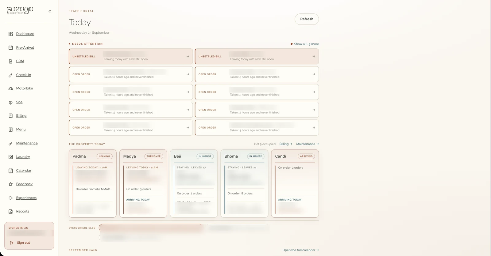 Suenyo Eco Retreat on desktop